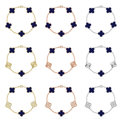 [Lume Jewelry]New CLOVER 5 MOTIF LAPIS LAZULI BRACELET COLLECTION