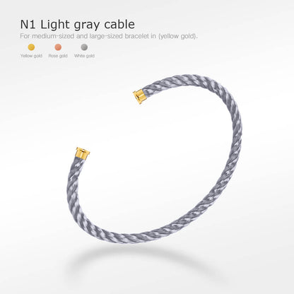 ¡®Lume Jewelry¡¯FORCE SERIES BRACELET CABLES 50 CHOICES (DIY SELECTION)