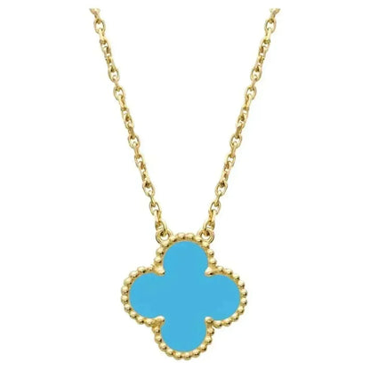 ¡®Lume Jewelry¡¯CLOVER 15MM VINTAGE TURQUOISE NECKLACE