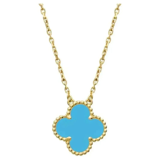 ¡®Lume Jewelry¡¯CLOVER 15MM VINTAGE TURQUOISE NECKLACE