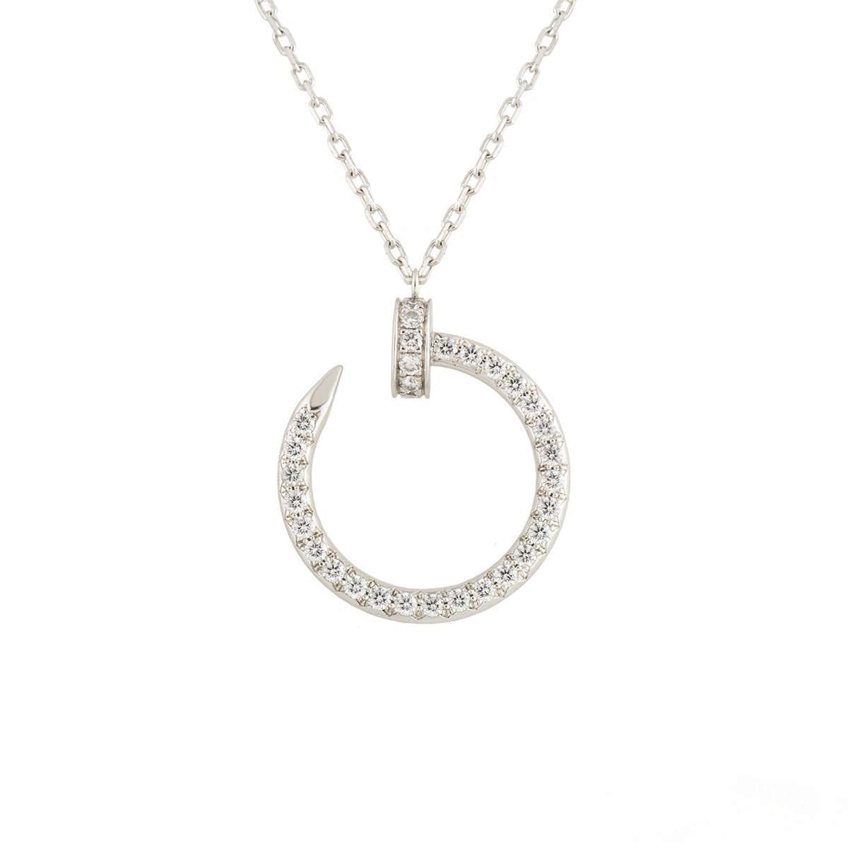 ¡®Lume Jewelry¡¯JUSTE NECKLACE SILVER DIAMONDS