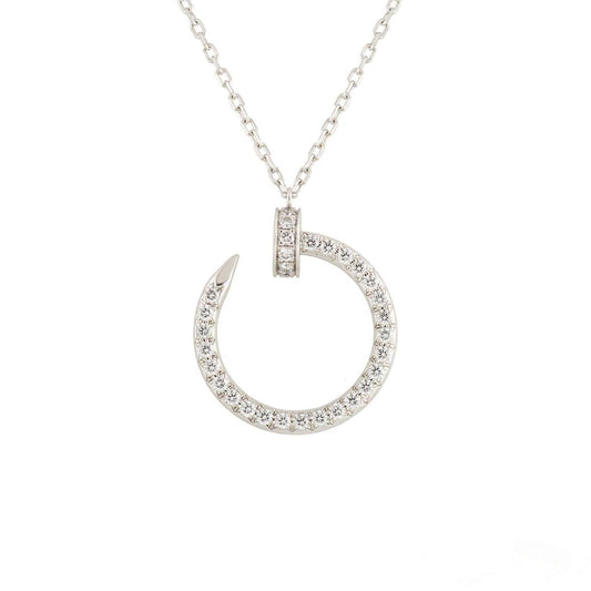 ¡®Lume Jewelry¡¯JUSTE NECKLACE SILVER DIAMONDS