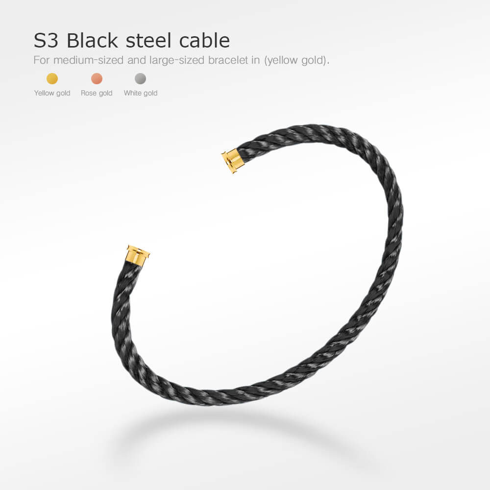 ¡®Lume Jewelry¡¯FORCE SERIES BRACELET CABLES 50 CHOICES (DIY SELECTION)