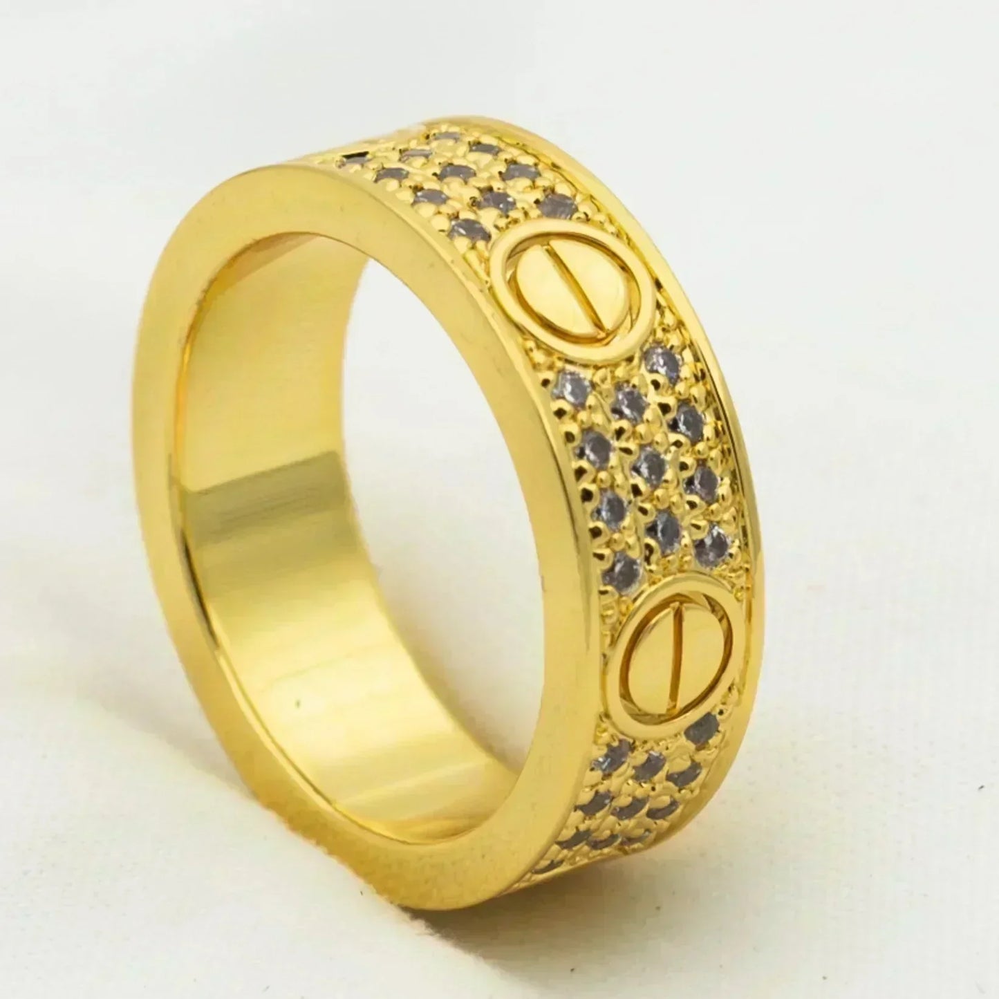¡®Lume Jewelry¡¯LOVE RING 5.5MM DIAMONDS PAVED