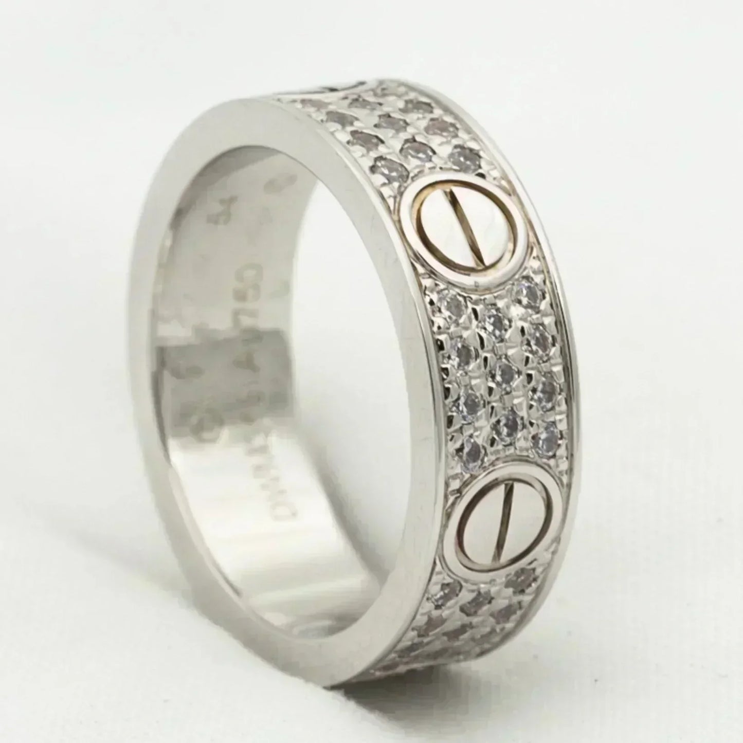 ¡®Lume Jewelry¡¯LOVE RING 5.5MM DIAMONDS PAVED
