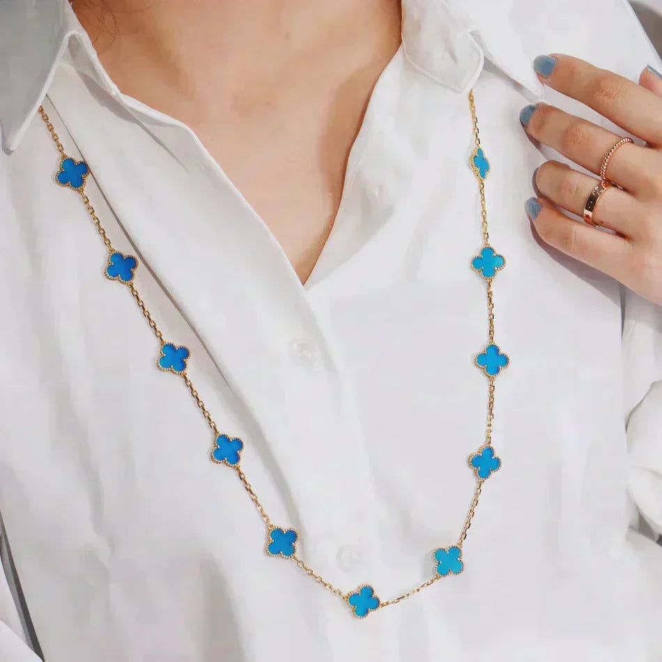 ¡®Lume Jewelry¡¯CLOVER 20 MOTIFS TURQUOISE GOLD