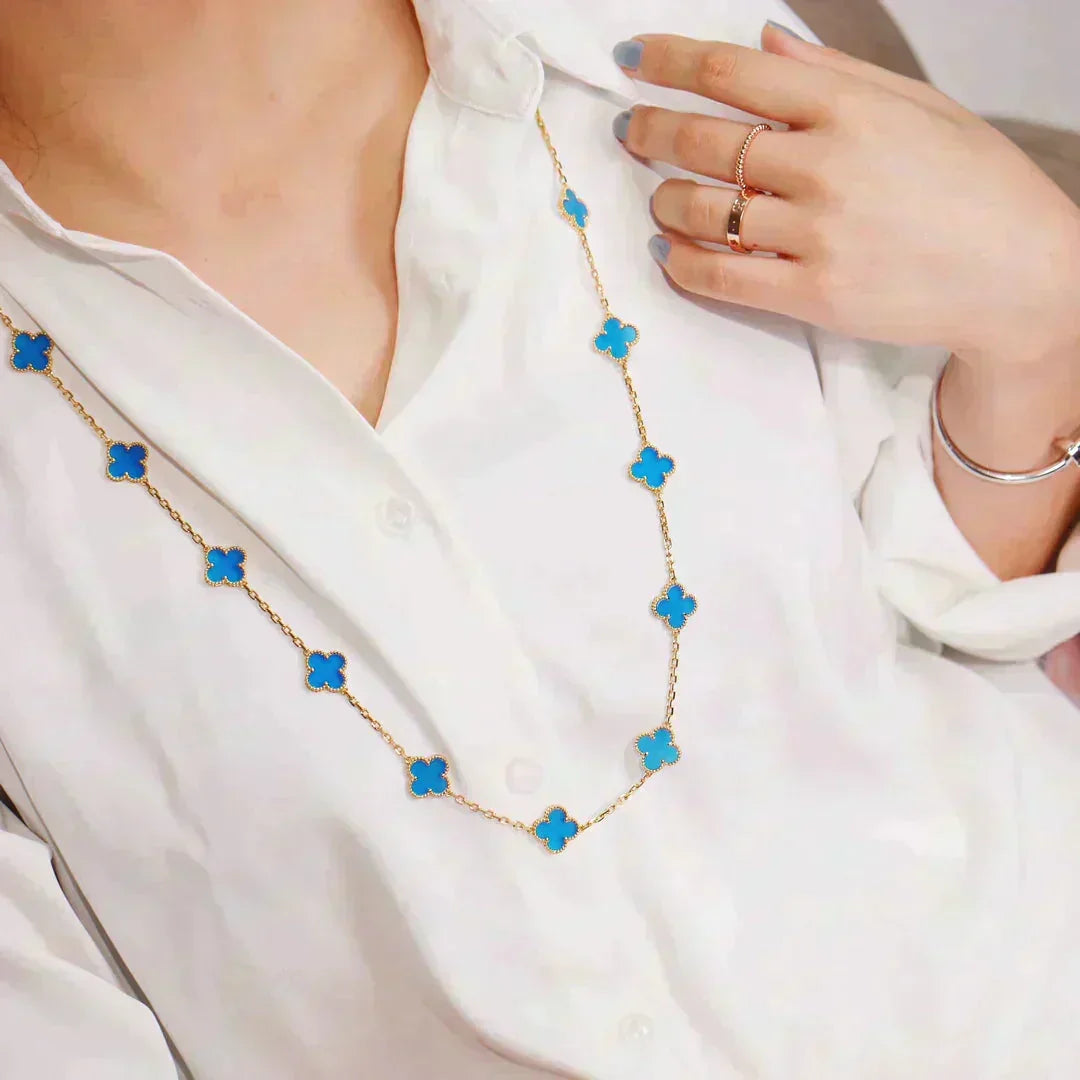 ¡®Lume Jewelry¡¯CLOVER 20 MOTIFS TURQUOISE GOLD