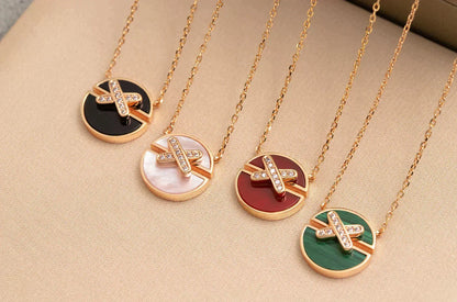 ¡®Lume Jewelry¡¯JEUX DE ROSE GOLD DIAMOND NECKLACE