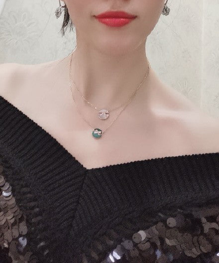 ¡®Lume Jewelry¡¯JEUX DE ROSE GOLD DIAMOND NECKLACE