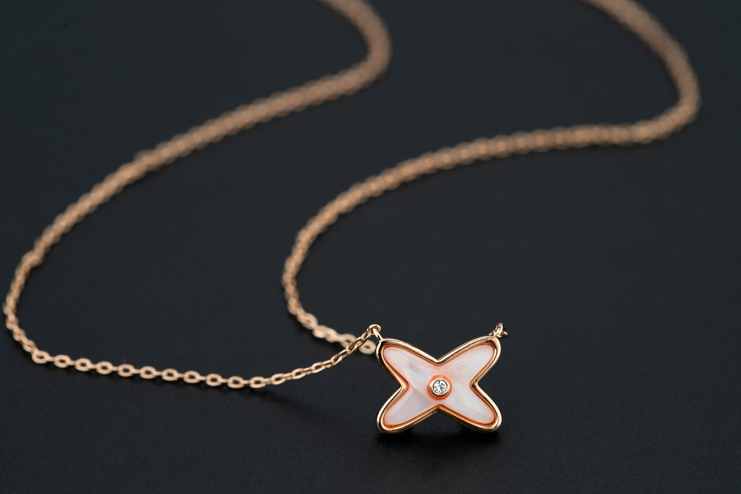 ¡®Lume Jewelry¡¯JEUX DE NECKLACE 1 DIAMOND