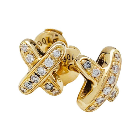 ¡®Lume Jewelry¡¯JEUX DE GOLD DIAMOND EARRINGS