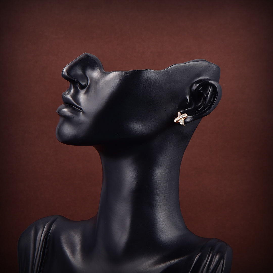 ¡®Lume Jewelry¡¯JEUX DE GOLD DIAMOND EARRINGS