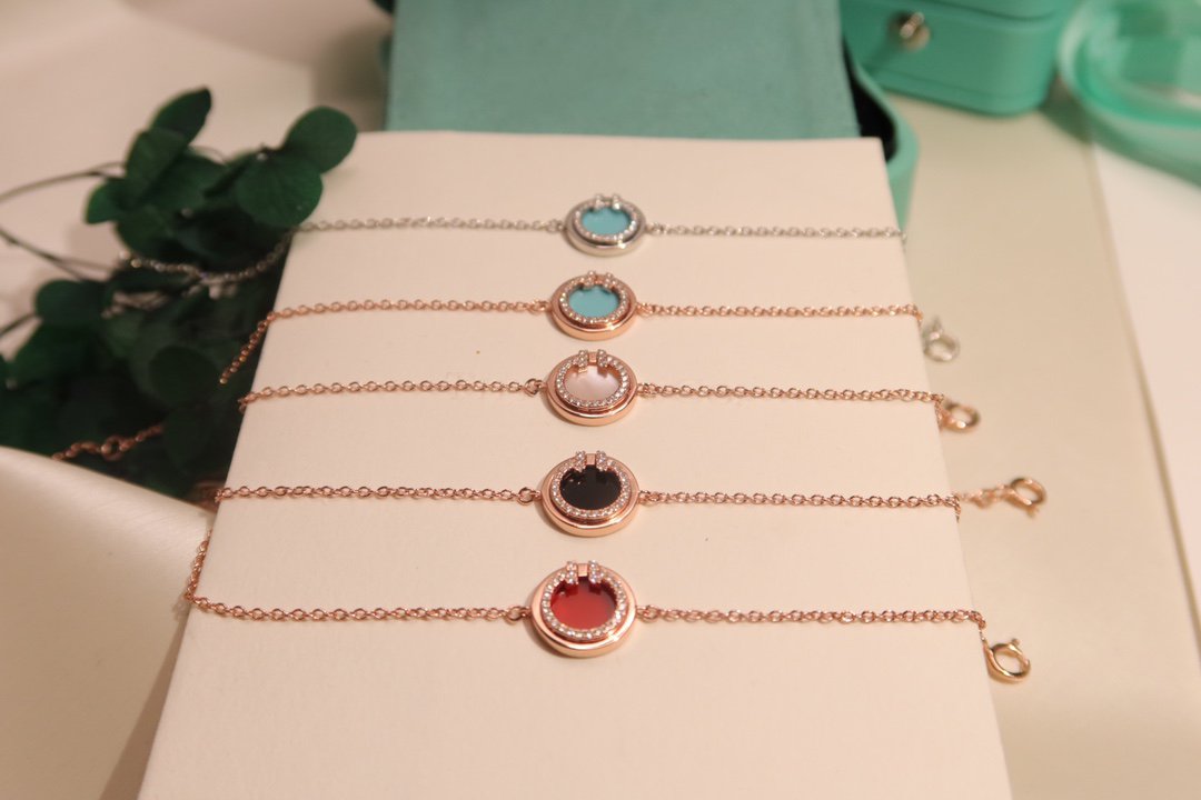 [Lume Jewelry]DIAMOND CIRCLE PINK GOLD BRACELET
