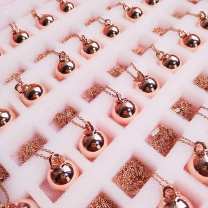 [Lume Jewelry]HARDWEAR PENDENTIF BALL ROSE NECKLACE