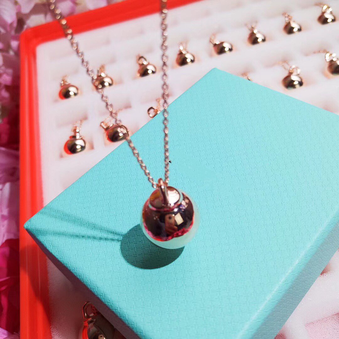 [Lume Jewelry]HARDWEAR PENDENTIF BALL ROSE NECKLACE