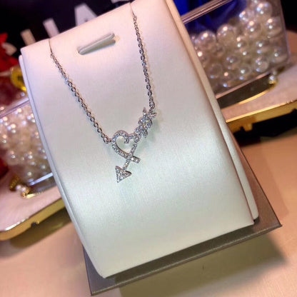 [Lume Jewelry]COLGANTE HEART & ARROW NECKLACE