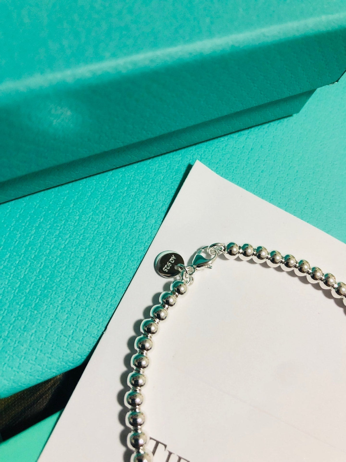 [Lume Jewelry]LOVE TIFFANY RED HEART TAG BEAD BRACELET