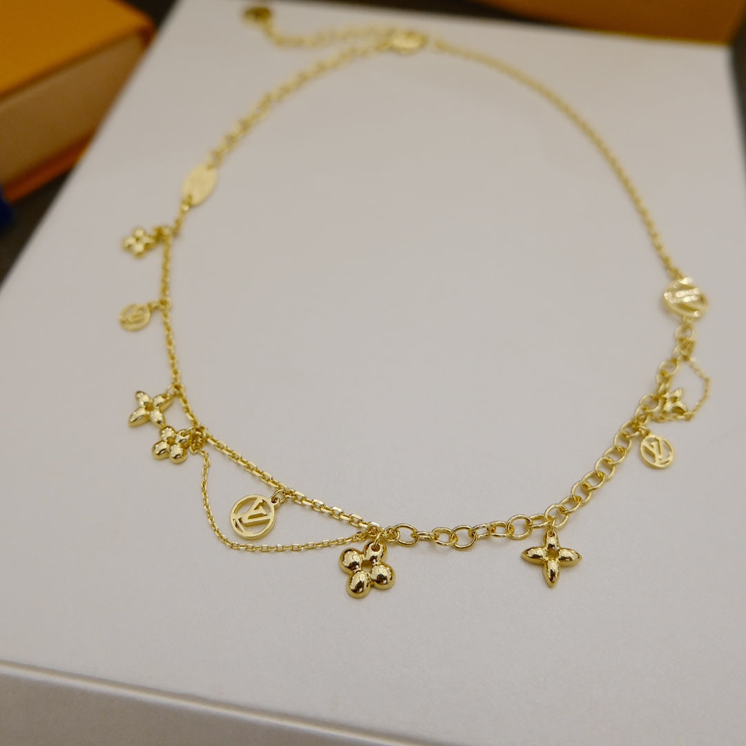 ¡®Lume Jewelry¡¯BLOOMING SUPPLE NECKLACE BRASS