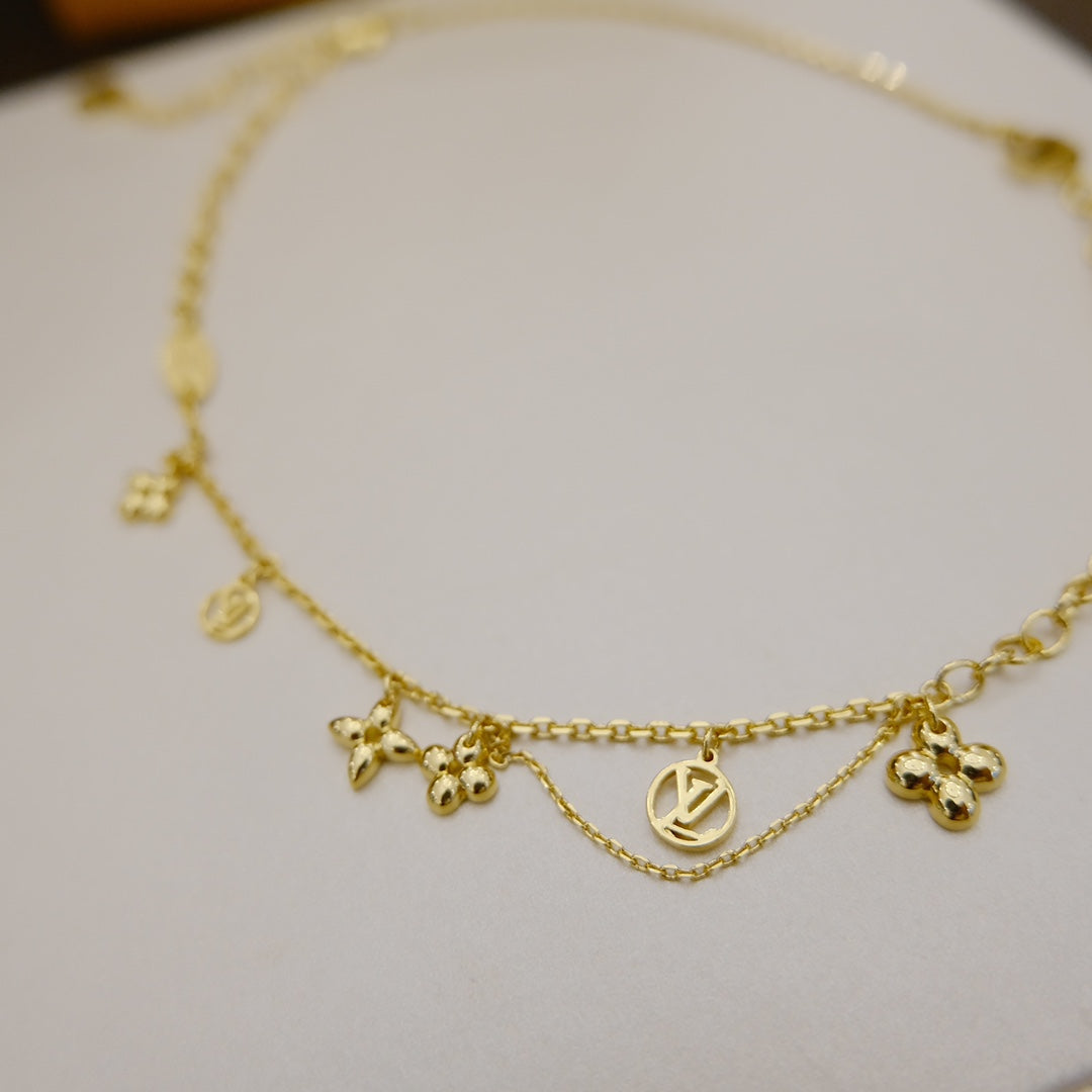 ¡®Lume Jewelry¡¯BLOOMING SUPPLE NECKLACE BRASS