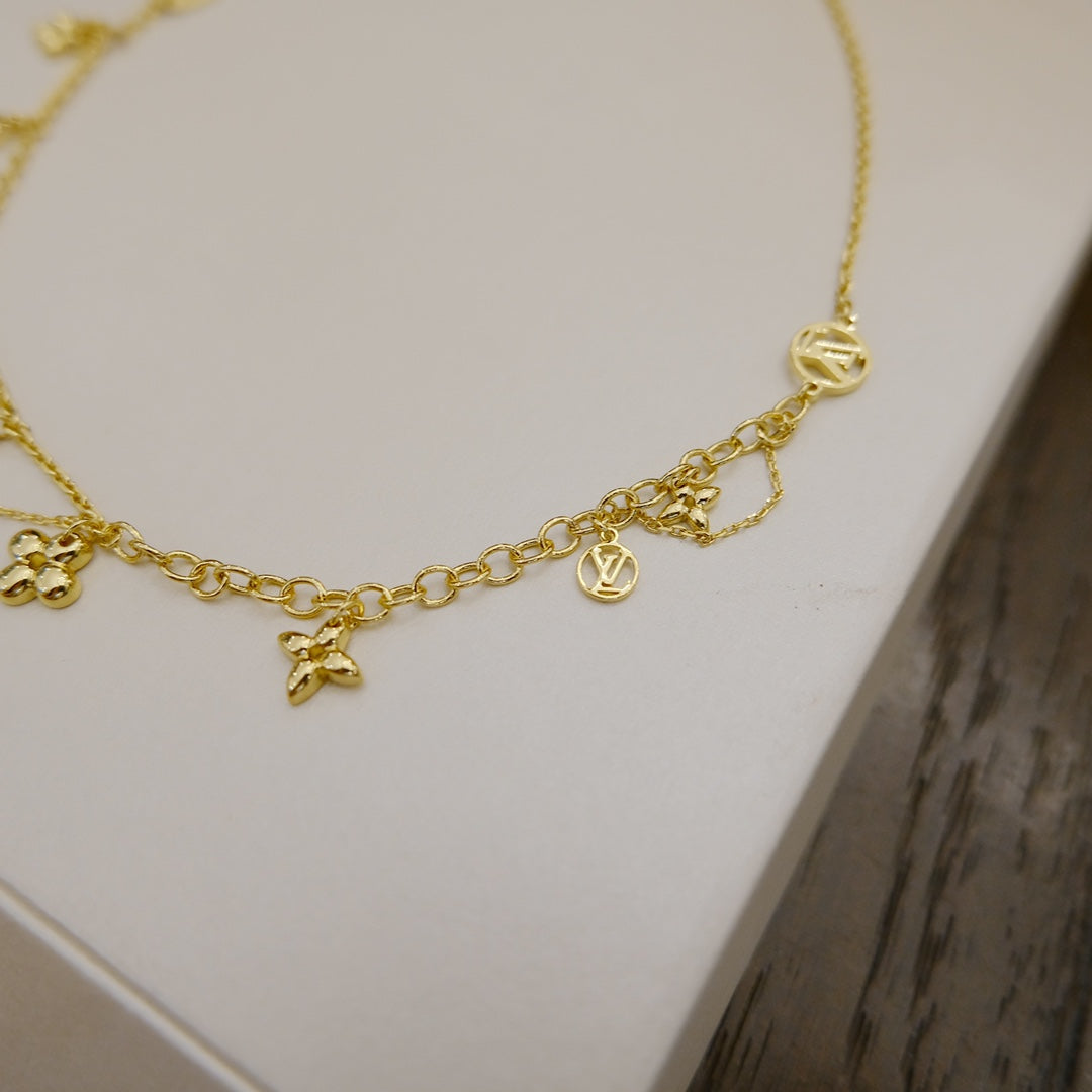 ¡®Lume Jewelry¡¯BLOOMING SUPPLE NECKLACE BRASS