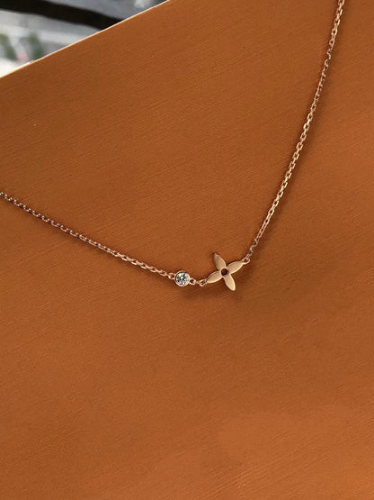 ¡®Lume Jewelry¡¯BLOSSOM PENDANT PINK GOLD AND DIAMOND