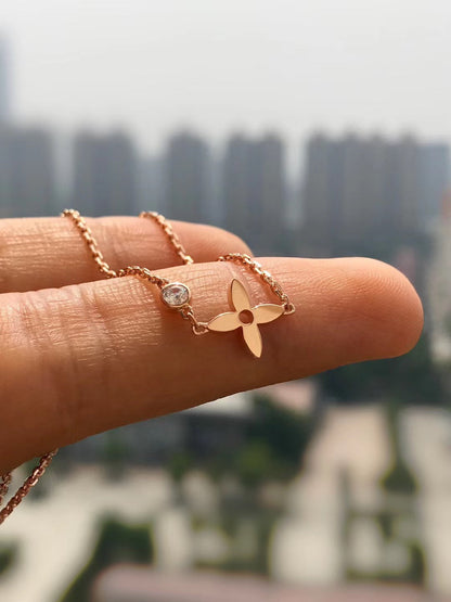 ¡®Lume Jewelry¡¯BLOSSOM PENDANT PINK GOLD AND DIAMOND
