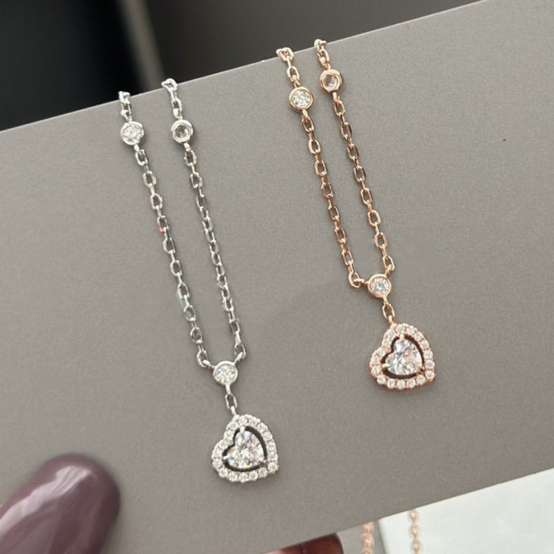 [Lume Jewelry]JOY HEART DIAMOND NECKLACE