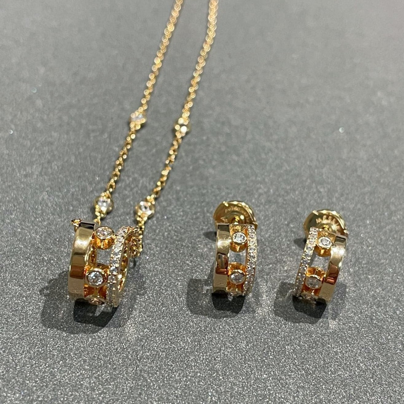 [Lume Jewelry]CHAIN MOVE ROMANE PEDAND NECKLACE
