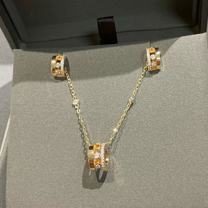 [Lume Jewelry]CHAIN MOVE ROMANE PEDAND NECKLACE