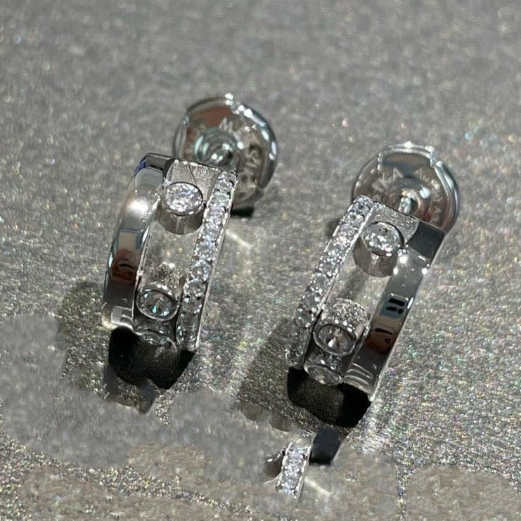 [Lume Jewelry]MOVE ROMANE EARRINGS DIAMOND