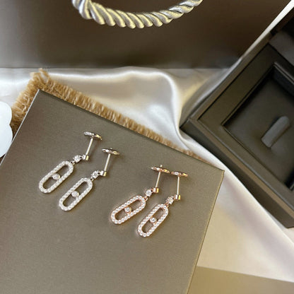 [Lume Jewelry]DORMEUSES MOVE UNO DIAMOND EARRINGS