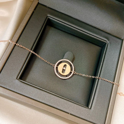[Lume Jewelry]LUCKY MOVE PAVED DIAMOND BRACELET