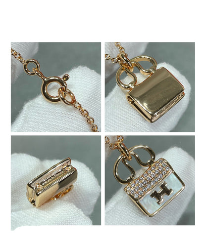 ¡®Lume Jewelry¡¯H CIRCE MOISSANITE PENDANT NECKLACE GOLD