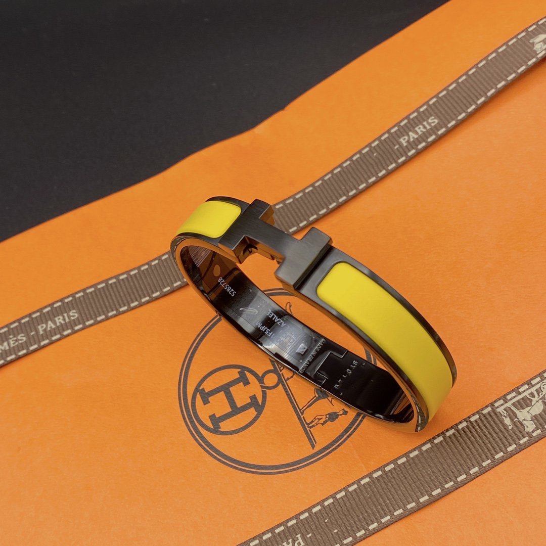 ¡®Lume Jewelry¡¯CLIC HM SO BLACK YELLOW BRACELET
