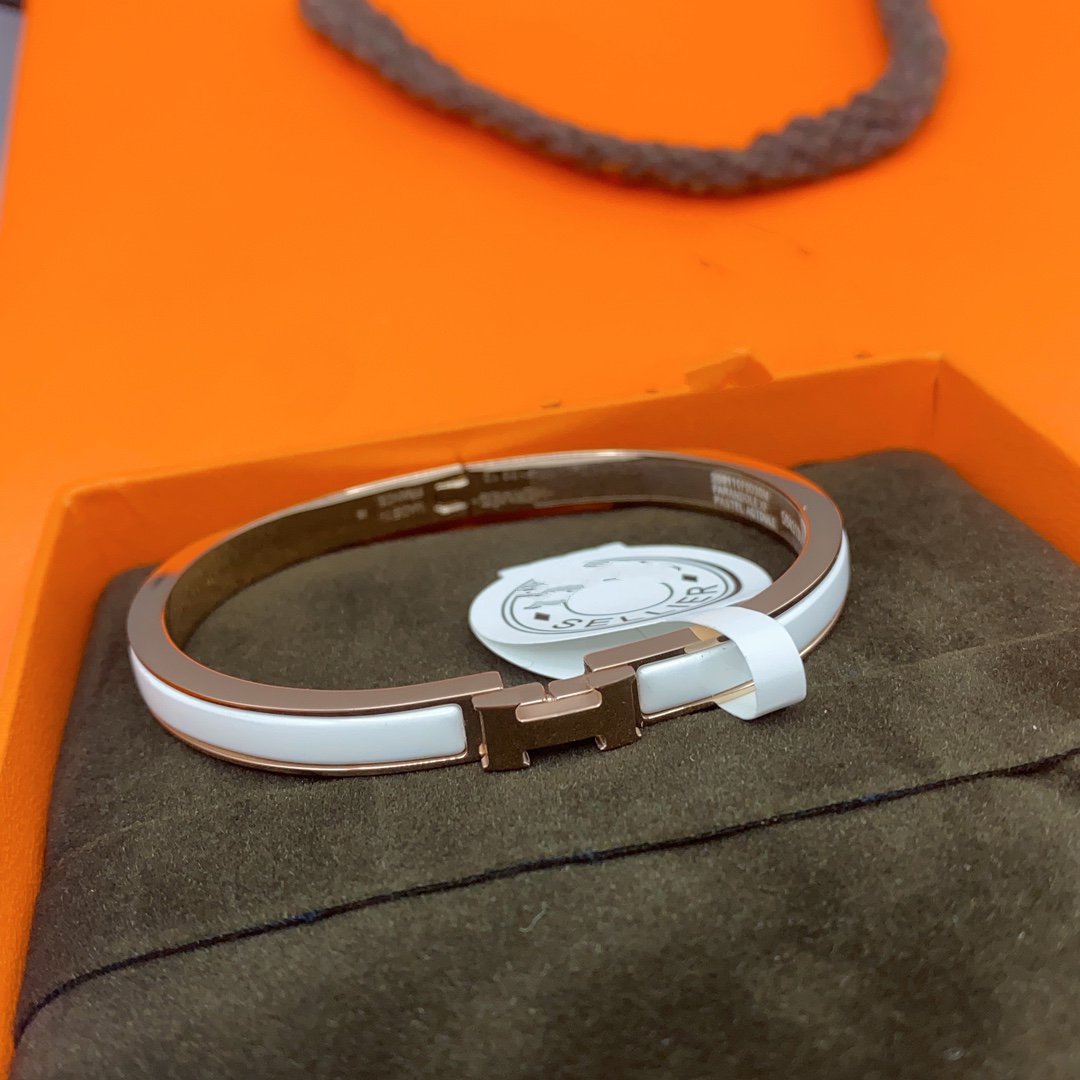 ¡®Lume Jewelry¡¯CLASSIC HM CLIC WHITE 8MM ENAMEL BRACELET