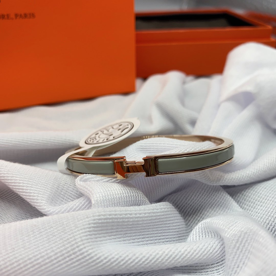 ¡®Lume Jewelry¡¯CLASSIC HM CLIC GREEN 8MM ENAMEL BRACELET