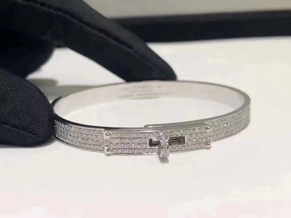 ¡®Lume Jewelry¡¯HM KELLY BRACELET IN SILVER AND FULL PAVE DIAMOND