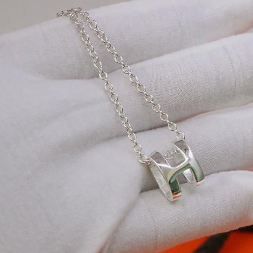¡®Lume Jewelry¡¯HM NECKLACE H LETTER OVAL SERIES