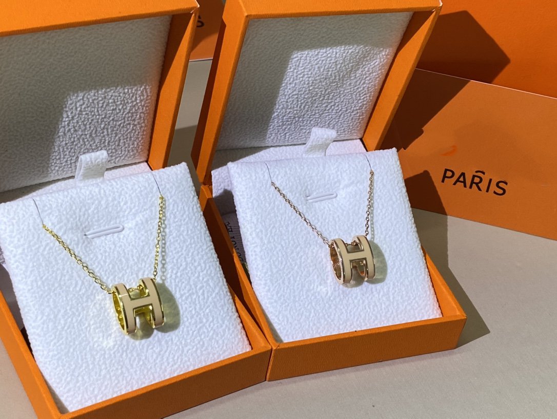 ¡®Lume Jewelry¡¯HM CLIC YELLOW ENAMEL GOLD NECKLACE