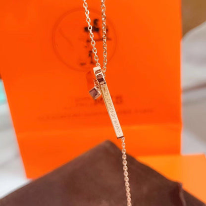 ¡®Lume Jewelry¡¯HM NECKLACE PLATINUM ROSE GOLD DIAMOND