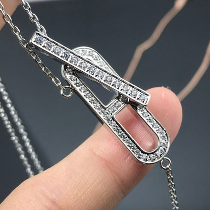 ¡®Lume Jewelry¡¯HM NECKLACE PLATINUM ROSE GOLD DIAMOND