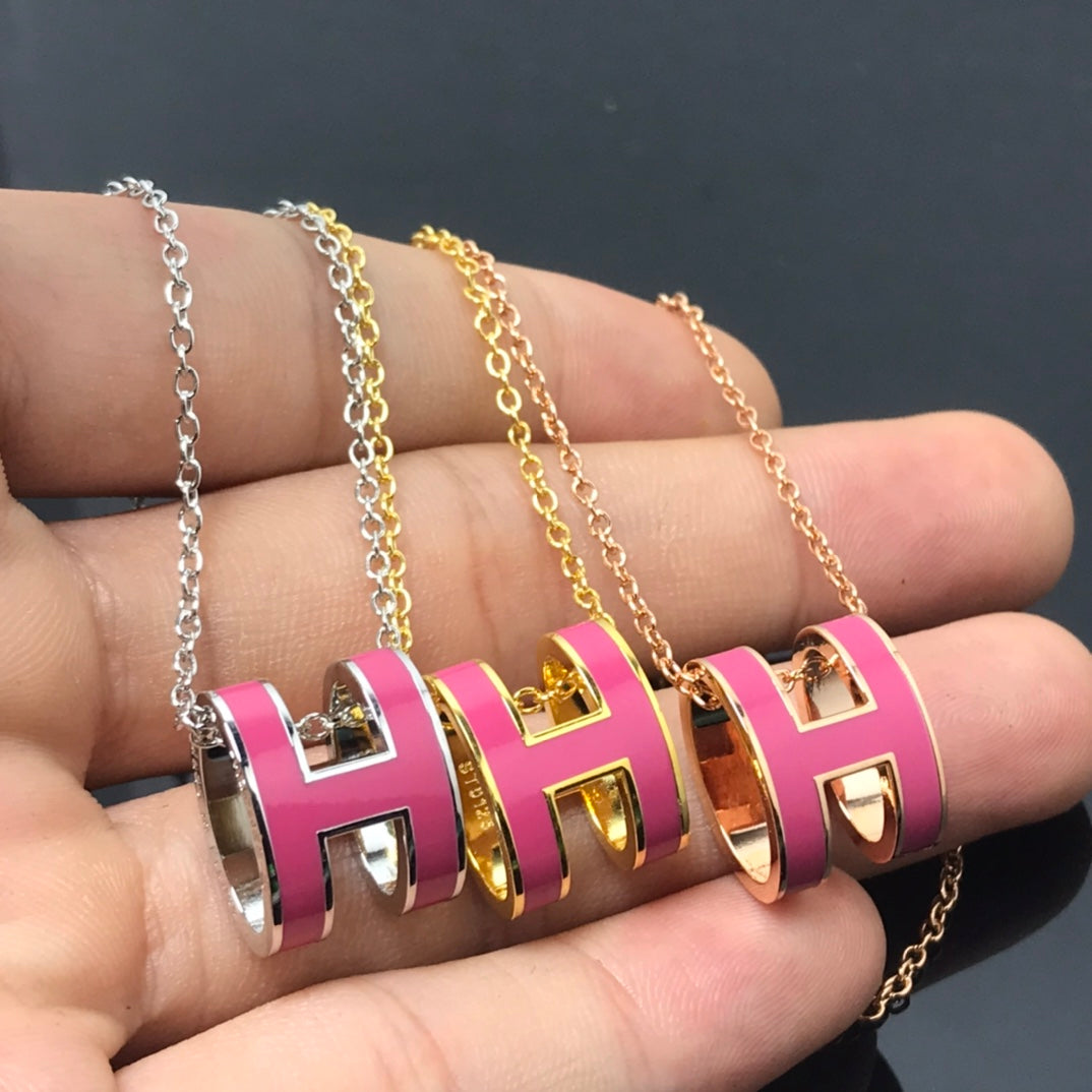 ¡®Lume Jewelry¡¯H NECKLACE PINK