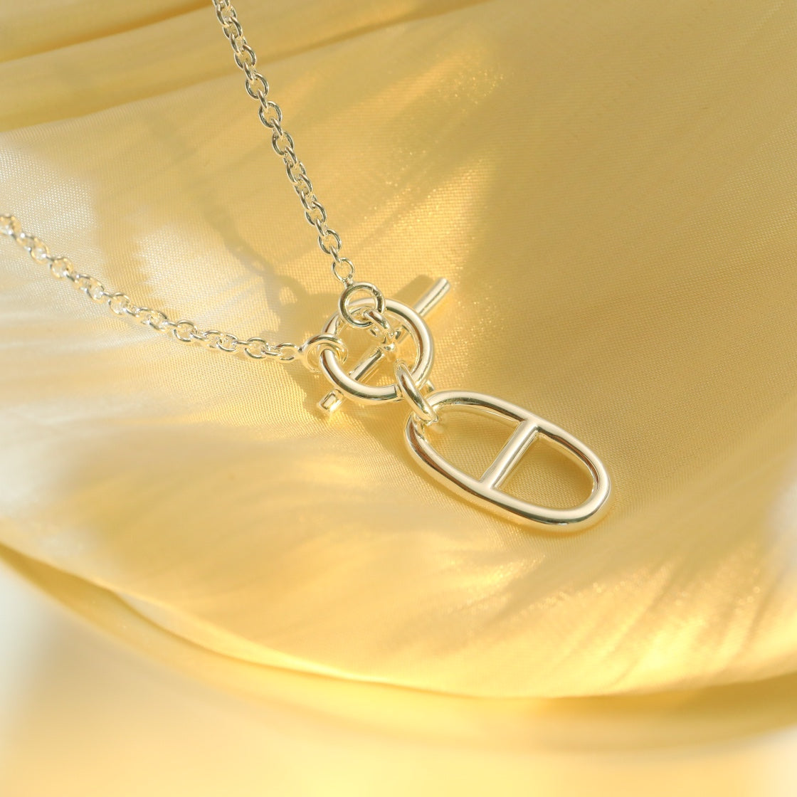 ¡®Lume Jewelry¡¯HM CHAINE D'ANCRE PENDANT NECKLACE STERLING SILVER