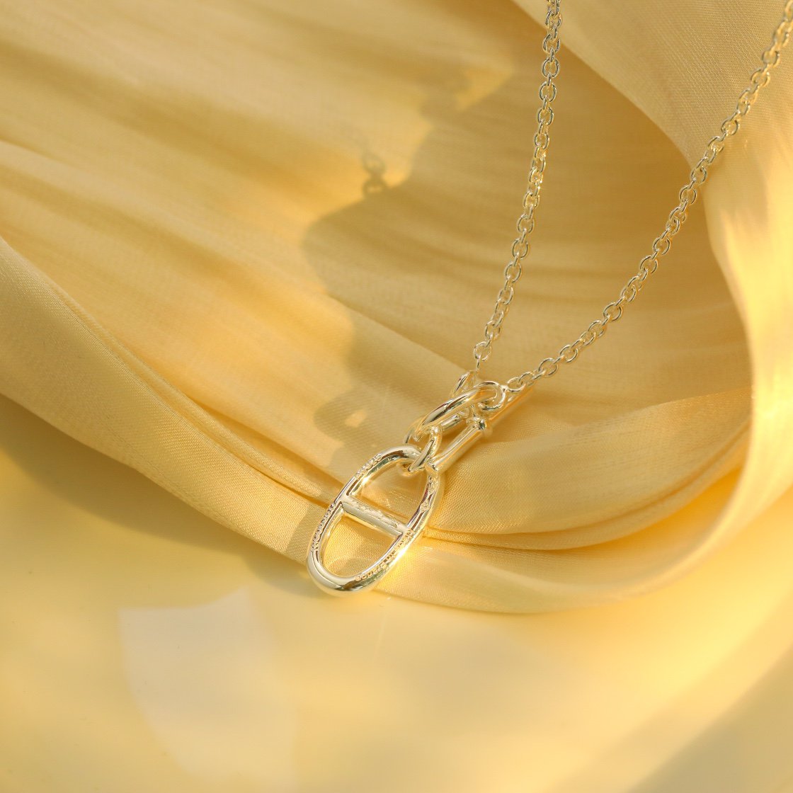 ¡®Lume Jewelry¡¯HM CHAINE D'ANCRE PENDANT NECKLACE STERLING SILVER