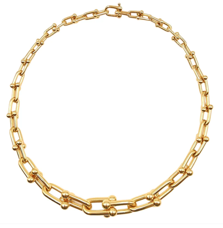 [Lume Jewelry]HARDWEAR PINK GOLD CHOKER