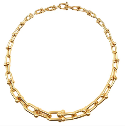 [Lume Jewelry]HARDWEAR PINK GOLD CHOKER