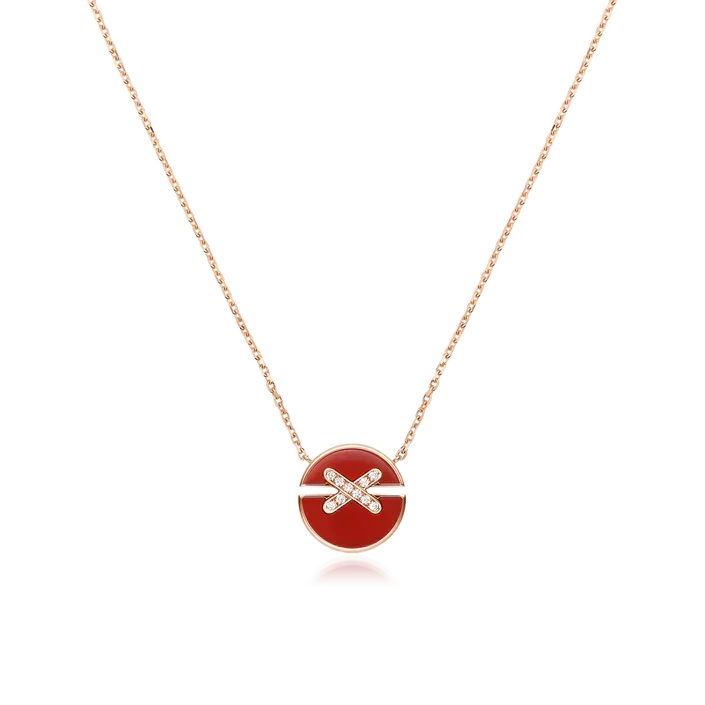 ¡®Lume Jewelry¡¯JEUX DE ROSE GOLD DIAMOND NECKLACE