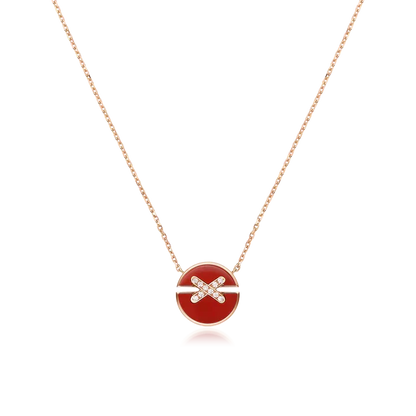 ¡®Lume Jewelry¡¯JEUX DE ROSE GOLD DIAMOND NECKLACE