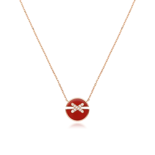 ¡®Lume Jewelry¡¯JEUX DE ROSE GOLD DIAMOND NECKLACE