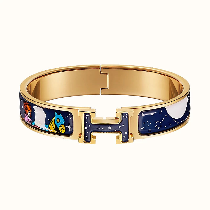 ¡®Lume Jewelry¡¯H STAR AND MOON BRACELET 12MM